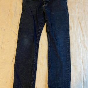GAP Men's Dark Blue Straight Jeans